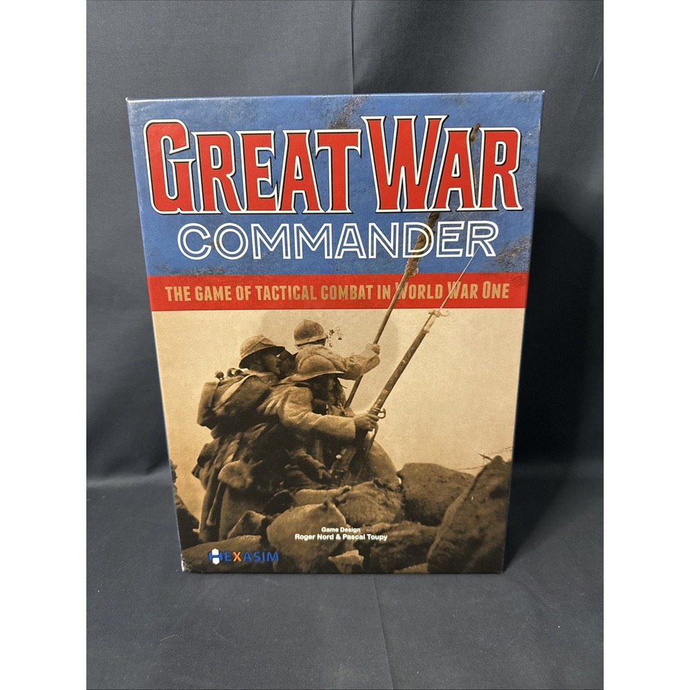 Hexasim Wargame Great War Commander (1st) Unpunched Cards Open